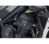 SW-Motech Frame slider kit - Black. Triumph Street Triple (12-) / Rx (15-)., black