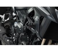 SW-Motech Frame slider kit - Black. Yamaha MT-03 (16-)/Suzuki GSX-S750 (17-)., black