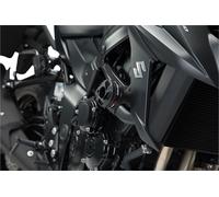 SW-Motech Frame slider kit - Black. Yamaha MT-03 (16-)/Suzuki GSX-S750 (17-)., black