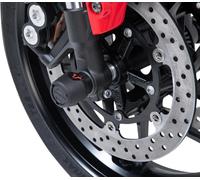SW-Motech Slider set for front axle - Black. Yamaha Tracer 9 / GT (20-)., black