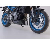 SW-Motech Front spoiler - Black/Silver. Suzuki GSX-8S (22-)/GSX-8T (25-)., black