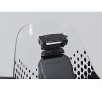 SW-Motech GPS mount for cockpit - Black. Ducati DesertX (22-) / Rally (23-)., black