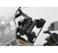 SW-Motech GPS mount for crossbar Ø 13/16 mm - Black., black