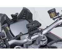 SW-Motech GPS mount on the handlebar - Black. Ducati Multistrada V4 (20-), V2 (24-)., black