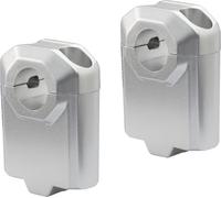 SW-Motech Handleb. Risers 50 MM, SILVER