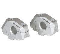 SW-Motech Handlebar Adapter, Variable VARIABLE, SILVER, 22 MM
