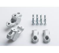 SW-Motech Handlebar Adapters R1200GS 13-,SILV,TYPE KK