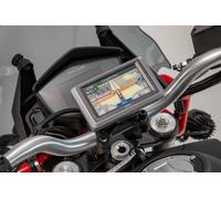 SW Motech Handlebar GPS Mount For Moto Guzzi V85 850 TT 2018-2024 Black