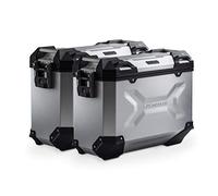 Sw-Motech KFT.01.070.70000/S TRAX ADV Side fits Case™ Set - 37/37l. - Silver