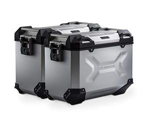 Sw-Motech KFT.01.070.70100/S TRAX ADV Side fits Case™ Set - 45/45l. - Silver