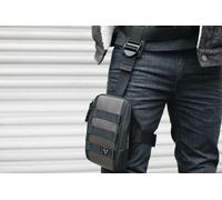 SW-Motech Legend Gear leg bag LA8 - 1.25 l. Black/Brown. For holster LA7., black
