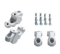 SW-Motech Bar back - H=32 mm. Back 20 mm. Silver. BMW models.