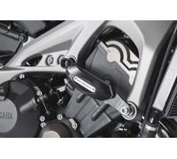SW Motech Motorcycle Frame Sliders For Yamaha XSR 900 2016-2021 Black Silver