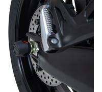 SW Motech Motorcycle Rear Axle Slider Set For Yamaha MT-09 GT 2021 2022 Black