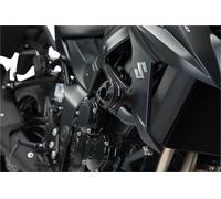 SW-Motech Frame slider kit - Black. Yamaha MT-03 (16-)/Suzuki GSX-S750 (17-)., black