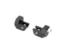 SW-Motech Mounting kit for EVO footrest - Black. Ducati Multistrada V4 / V2, DesertX., black