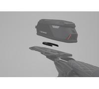 SW-Motech PRO tank ring for STREET-RACK - Black. For PRO tank bags. Without adapter plate.