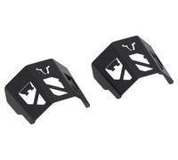 SW-Motech Protection for EVO headlamp Black BLACK STEEL, PAIR