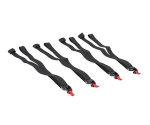 SW-Motech Strap Set Fits 4 Pieces for Pro Rear Bag Hook Single Sided Set, Black