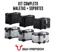 SW-Motech Adventure set TRAX ADV - Black. Kawasaki Versys 1000 (18-) / 1100 (24-)., black