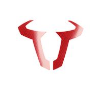 SW-Motech SW-MOTECH Sticker Bull - 130 x 97 mm. Reflective. Red., red