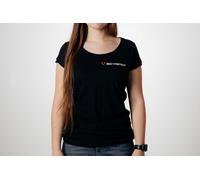 SW-Motech T-Shirt - Core Line. Black. Women. Size S.
