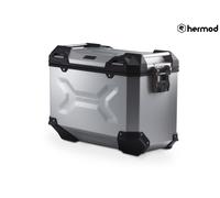 Trax ADV M SW-MOTECH Side Case. Aluminum. 37 L. Left. Silver
