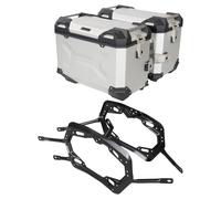 SW-Motech TRAX ADV aluminium case system 37/37, TIGER 900GT SILV.