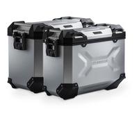 SW-Motech TRAX ADV aluminium case system for various models, silver multicolored