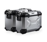 SW-Motech TRAX ADV aluminium case system - Silver. 45/37 l. Suzuki V-Strom 1050DE (21-)., silver