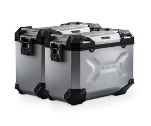 SW-Motech TRAX ADV aluminium case system - Silver. 45/45L. Honda XL750 Transalp (22-)., silver