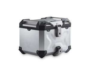 SW-Motech TRAX ADV top case system - Silver. Honda CB500X, CB500F, CBR500R, NX500., silver