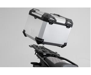 SW-Motech TRAX ADV top case system - Silver. Honda CRF1000L Adventure Sports (18-)., silver