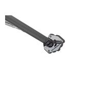 SW-Motech Extension for side stand foot - Black/Silver. Trident 660 (24-) / 800 (25-).
