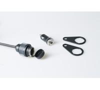 SW-Motech Universal Electric Kit - Cigar lighter socket. USB power port. Mounting kit
