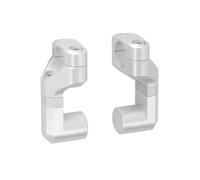 SW-Motech Vario bar back for Ø 22 mm handlebar - Up/back variable. Silver., silver