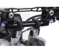 SW-Motech Vario bar back for Ø 28 mm handlebar - Up/back variable. Black., black