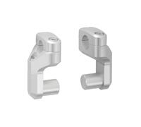 SW-Motech Vario bar back for Ø 28 mm handlebar - Up/back variable. Silver.
