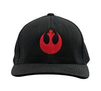 SW Rebel Alliance Embroidered Flexfit Adult Cool & Dry Sport Cap Hat, Black, One Size
