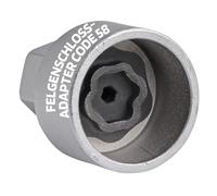 SW-Stahl 02384L-18 Rim Lock Adapter 58 I Suitable for BMW I Release Rim Locks I Wheel Lock Rim Lock Disassembly Tool I Rim Lock Extractor I Rim Lock Key