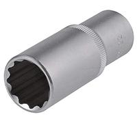 SW-Stahl 05632L-30 Socket Spanner 1/2 Inch I 30 mm I 12 Point I Multi-Tooth Socket I Long I Socket Set