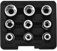 SW-Stahl 07650L Industrial Socket Spanner Set, E-Profile, Chrome Vanadium, 04435L