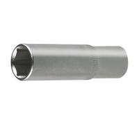 SW-Stahl 1/2 Inch Socket Wrench Insert - 18 mm Deep Socket, 78 mm Length | Professional drive tool accessory, hexagon profile, 12.5 mm square drive, durable steel for workshop and DIY use