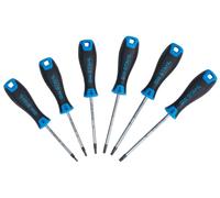 SW-Stahl 32812L T-Profile Screwdriver Set, 6 Pieces, TX10-TX30, Extra Long