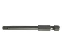 SW-Stahl IBO/4-2L Screwdriver Bit 1/4 Inch Hexagon Socket, 2 mm x 75 mm | Hexagonal drive 6.3 mm, long version bit with 75 mm length for manual and machine use, precision socket tool