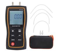 SW512A Air Pressure Hand Held HVAC Digital Differential Manometer Monitor High Accuracy Barometer with Backlit LCD Display for Ventilation and Air Conditioning Systems ABS