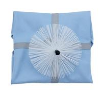 Swab,Internal Tube Cleaning Kit with Absorbent & Compressible Microfiber Pull Sax Clarinet Swab ing Cloth Kit Tool -Through Swab and Brush(Blue)