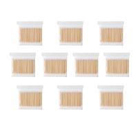 swab stick Cotton Stick Double Ended Cotton Swab Wooden Cotton Buds for Make Up Travel Ears Cleaning Pets 1000PCS
