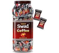 Swad Coffee Candy (Made with Strong Coffee Beans Kopiko Toffee) Jar| 100% Vegan and Gluten Free | 150 Candies Jar