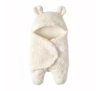 Swaddle Blanket, Super Soft Warm Cozy Blanket, Fluffy Plush Bed Blanket for Girls and Boys(White 1)